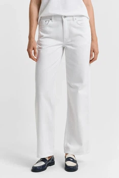 Жіночі білі джинси REL STRAIGHT WHITE JEANS Gant 30 4100254