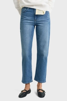 Жіночі сині джинси STRAIGHT LEG JEANS Gant 27 4100250