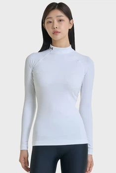 Жіночий білий лонгслів UA CG Authentics Mockneck Under Armour XS 1368702-100