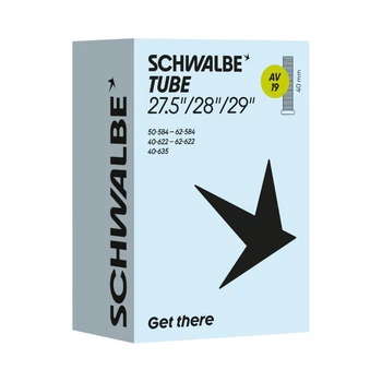 Камера Schwalbe AV 19 Standard, 27.5"/28"/29", 40/62-584/635, ніпель AV 40 мм