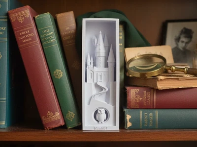 Книжковий куточок (book nook) діорама замок Hogwarts. Aivory
