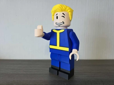 Колекційна фігурка Vault Boy з відеогри Fallout у стилі конструктора лего. Aivory
