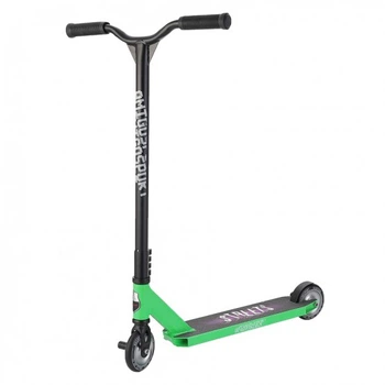 Самокат трюковый Explore Street PRO колеса 110 см с пегами и дюралевым диском. 4х болтовый зажим (2T1104) зеленый