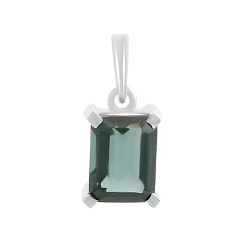 Серебряная подвеска с топазом Лондон Блю 1.358ct (2204503)