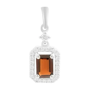 Серебряная подвеска с гранатом 1.631ct (2204145)