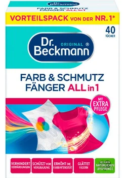 Серветки Dr.Beckmann для запобігання линяння речей 40 шт