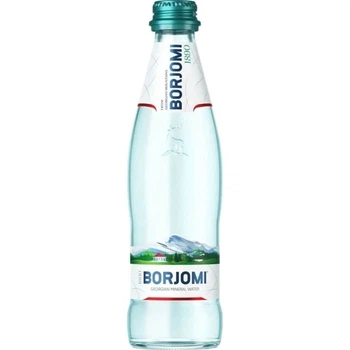 Вода минеральная Borjomi лечебно-столовая сильногазированная стекло 0.5 л