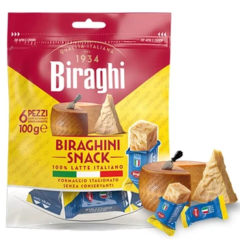 Сир пармезан Biraghi Biraghini Snack шматочками ( 6×16.7г. ) 100 г