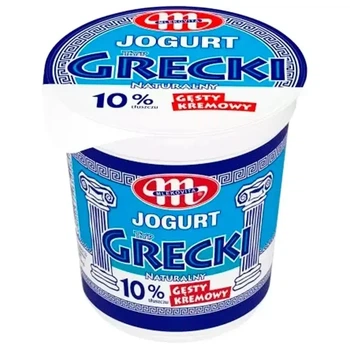 Йогурт Греческий натуральный Mlekovita Jogurt Grecki Naturalny 10% жирности 400 г