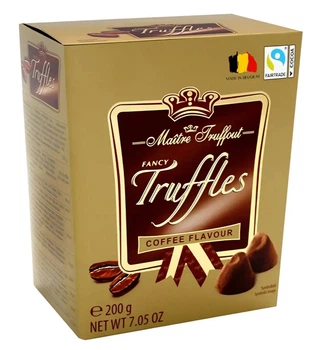 Шоколадные трюфели Maitre Truffout Fancy Truffles Coffee Flavour со вкусом кофе 200 г
