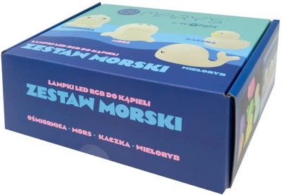 Zestaw lampek nocnych Mary's LED morski MW61047 (5906555610471)