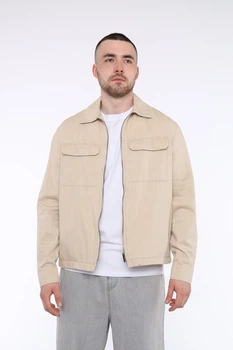 Сорочка з довгим рукавом чоловіча XL колір бежевий YUKI ЦБ-00293789