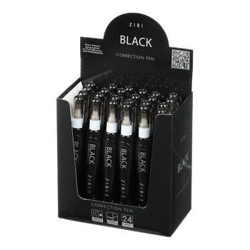 Коректор-ручка BLACK 5 мл, металевий кінчик.
