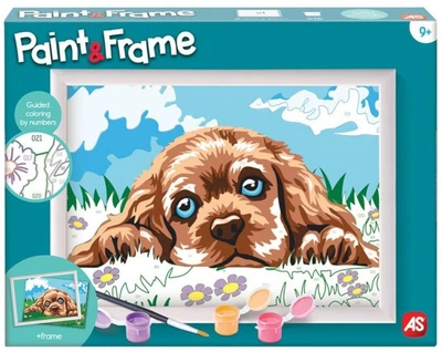 Малювання за номерами As Company Paint & Frame Миле цуценя 1038-41012 (5203068410124)