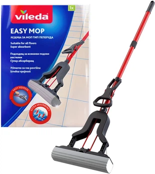 Швабра губчастая з отжимом Vileda Easy Mop (8690803750701)