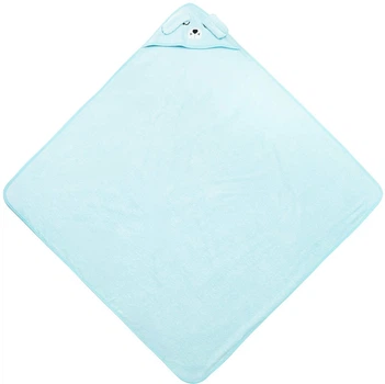 Рушник дитячий Sensillo Bathfriends з капюшоном щеня блакитний 100x100 см (5903076320353)