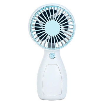 Портативный ручной вентилятор MK 5663-1(Blue) 13 см, аккумулятор, USB зарядное