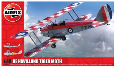 Збірна модель 1/48 літак Havilland D.H.82a Tiger Moth Airfix A04104