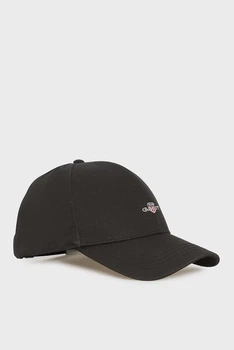 Чоловіча чорна кепка COTTON TWILL CAP Gant OS 9900001