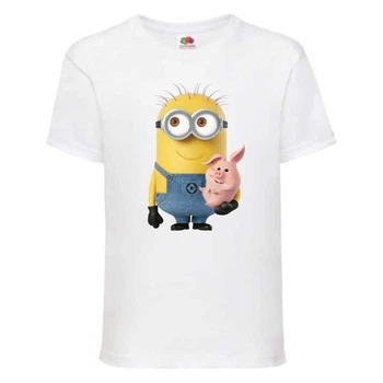 Футболка Міньйони (Minions 06) біла 128 см