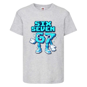 Футболка дитяча six seven Сікс Севен 6 7 - 001 сіра 152 см