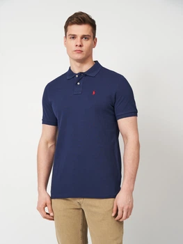 Поло чоловіче Polo Ralph Lauren 11709 L Темно-синє (smt2000000044224)