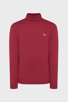 Чоловічий бордовий гольф CLASSIC Gant L 8030563