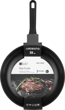 Сковорода глубокая ARDESTO Black Mars Mira алюминий черная 28 см (AR0728BM)