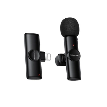 Бездротова мікрофонна система BOROFONE BFK16 Winner (Lightning) Black (6941991126482)