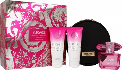 Набір для жінок Versace Bright Crystal Absolu Парфумована вода 90 мл + Лосьйон для тіла 100 мл + Гель для душу 100 мл + Косметичка (8011003902811)