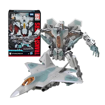 Трансформер Voyager Starscream Hasbro — экшн-фигурка робот-самолёт, 18 см, из фильма Трансформеры