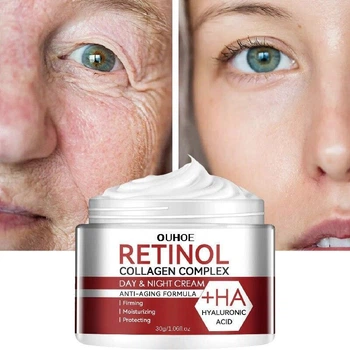 Крем для лица OUHOE Retinol 30г. Крем от морщин OUHOE Retinol. Питательный крем для освещения и увлажнения