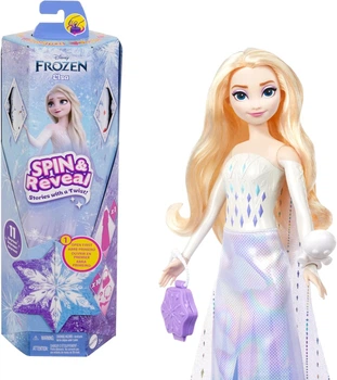 Кукла Эльза Mattel Disney Frozen Elsa Doll Spin & Reveal DF34