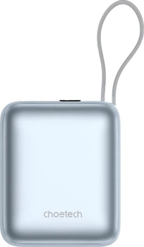 УМБ CHOETECH B832 10000mAh 35W PD3.0 USB-C In/Out Light Blue (B832-LBE)