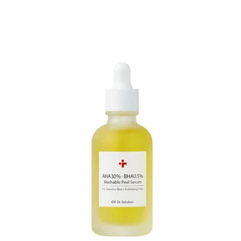Пілінг-сироватка з AHA 30% та BHA 0,5% кислотами CU SKIN Dr. Solution AHA 30% BHA 0.5% Washable Peel Serum, 50 мл