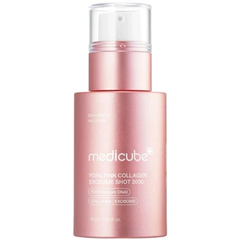 Регенеруюча сіроватка з полінуклеотидами, екзосомами та спікулами Medicube PDNR Pink Collagen Exosome Shot 7500, 30 мл