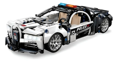 Конструктор машина Bugatti Бугатті Поліція Інерційний механізм Machine player 410 деталей