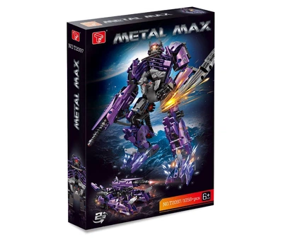 Конструктор Робот или Космический корабль 2 в 1 Metal Max 1058 деталей