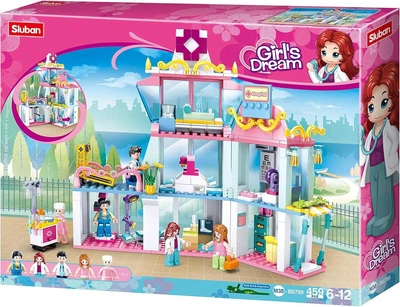 Конструктор Sluban Girls Dream Больница с фигурками 459 деталей