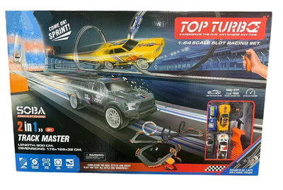 Гоночный трек для машинок на радиоуправлении 2 джойстика Soba Top Turbo 900 м