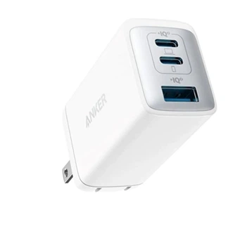Сетевое зарядное устройство Anker Nanoll 65W 3 порта White (A2667)