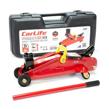 Домкрат гідравлічний підкатний CarLife FJ590P 135-335 2 т