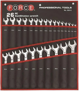 Набір комбінованих ключів Force 5261C
