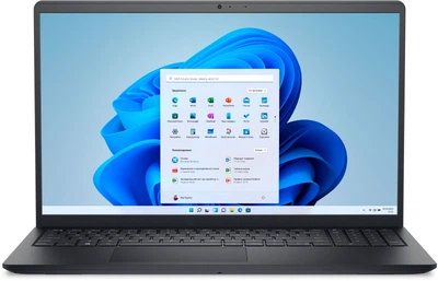 Ноутбук Dell 15 Laptop (2QDIN15R57-8/1SBLK) Carbon Black Factory Refurbished / 15.6" WVA Full HD 120 Гц / AMD Ryzen 5 7530U / RAM 8 ГБ / SSD 1 ТБ / Windows
