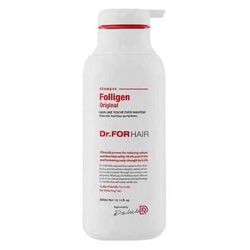 Зміцнюючий шампунь проти випадіння волосся Dr.FORHAIR Folligen Shampoo, 300 мл