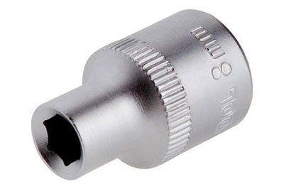 Головка торцевая шестигранная Intertool 8мм x 1/2" матовая