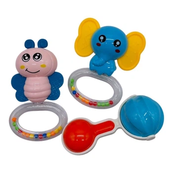 Набір брязкалець, в кульку 3 шт. р.23x17 см YG Toys (289907)