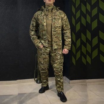 Форма Kalista Military Куртка-Кітель Full-Pro + Штани Full-Pro з прихованими наколінниками та Убакс Striker мультикам розмір 4XL