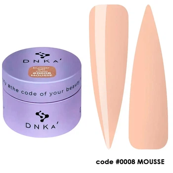 Гель для нарощування нігтів DNKa Builder Gel Mousse №0008 30 мл