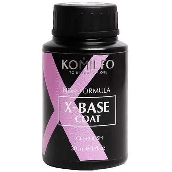 База для нігтів Komilfo X-Base Coat база для гель-лака (бочонок) 30 мл